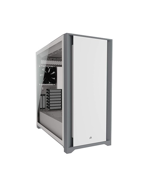  Corsair 5000D Tempered Glass Mid-Tower ATX Case – White